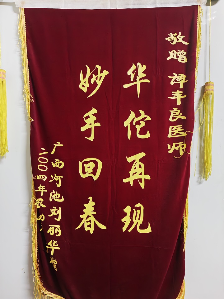 患者赠送谭丰良医师锦旗22