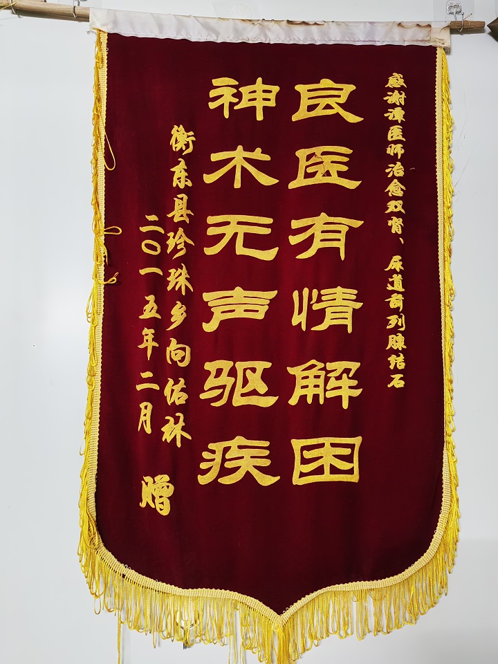 患者赠送谭丰良医师锦旗8